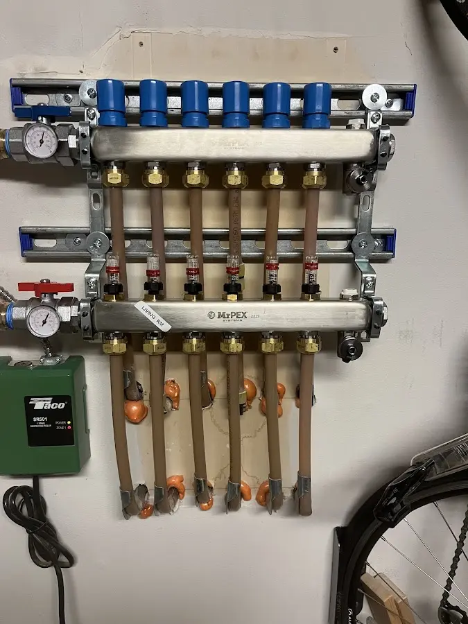 Plumber performing Leak Detection at a residential property in Lake Park